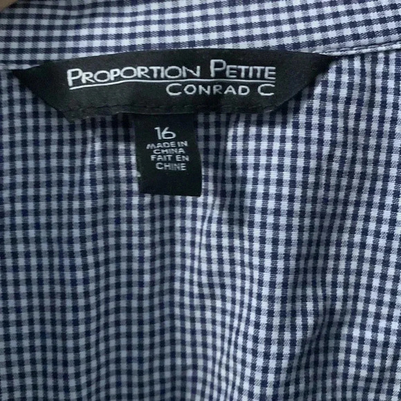 Conrad C navy gingham 16 - Picture 5 of 13